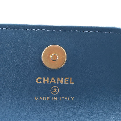Chanel Denim Quilted Flap Mini Crossbody Blue 6 of 11