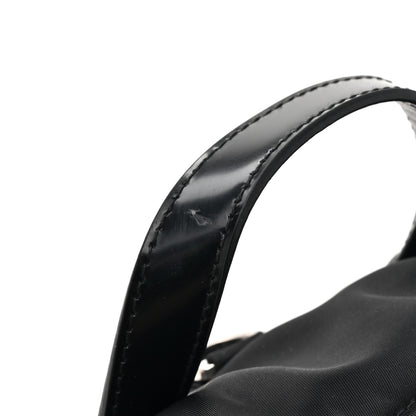 Prada Nylon Brushed Calfskin Mini Backpack Black 13 of 13