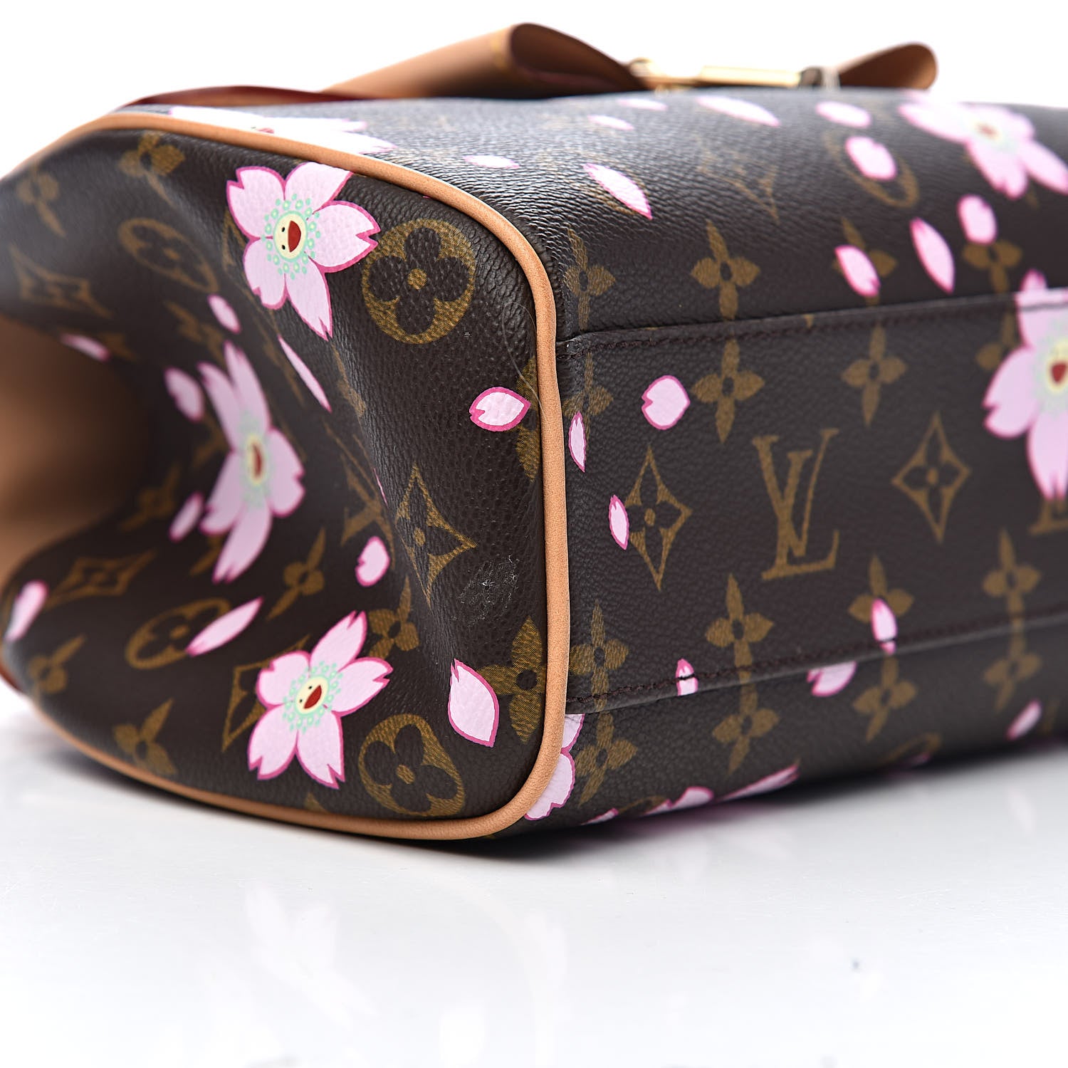 Louis Vuitton Monogram Cherry Blossom Sac Retro Bag Brown 7 of 9
