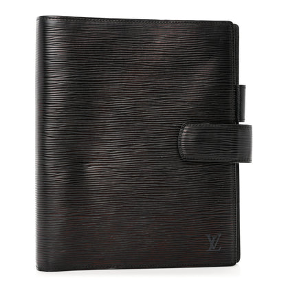 Louis Vuitton Epi Large Ring Agenda Black 1 of 8