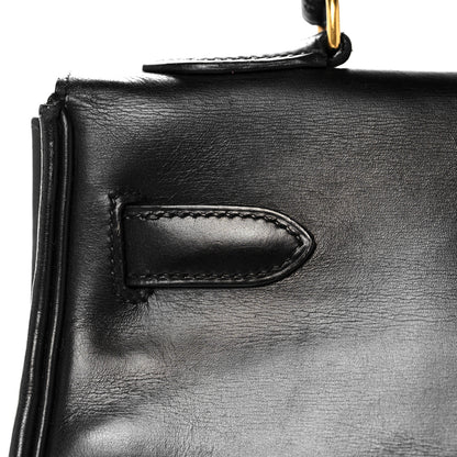 Hermes Box Kelly Retourne 32 Black 14 of 49