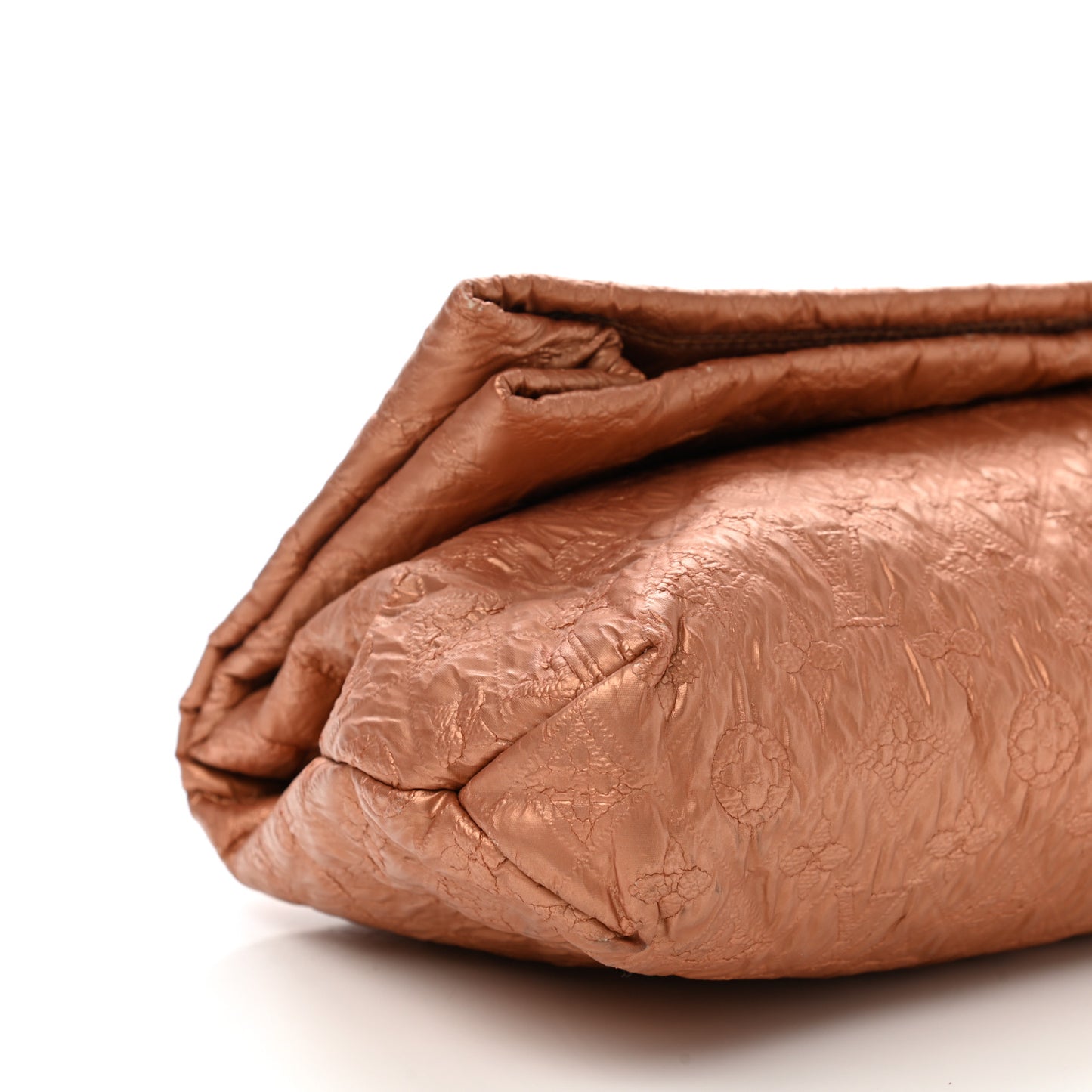 Jacquard Quilted Monogram Limelight Clutch GM Rose Gold