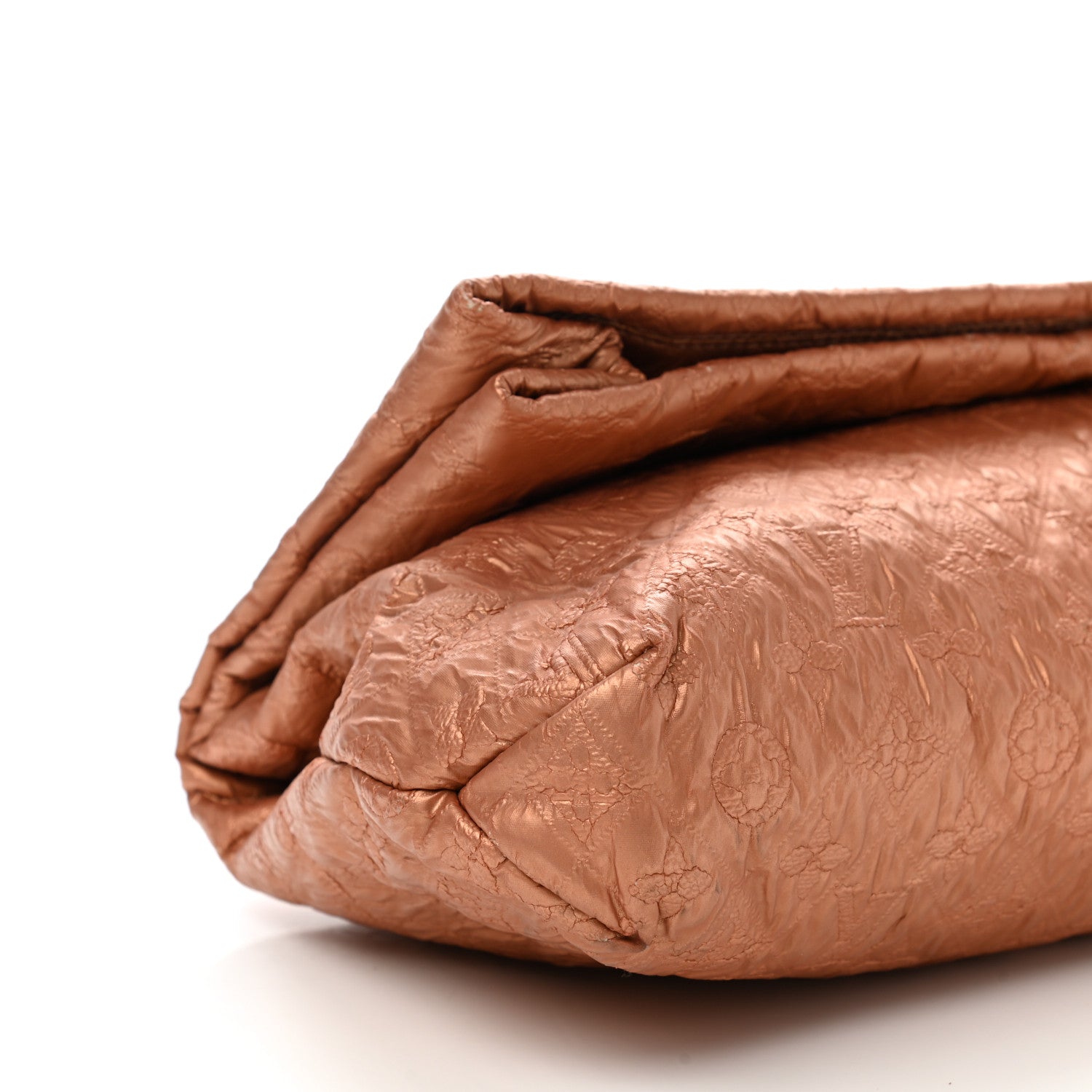Louis Vuitton Jacquard Quilted Monogram Limelight Clutch GM Rose Gold 9 of 10