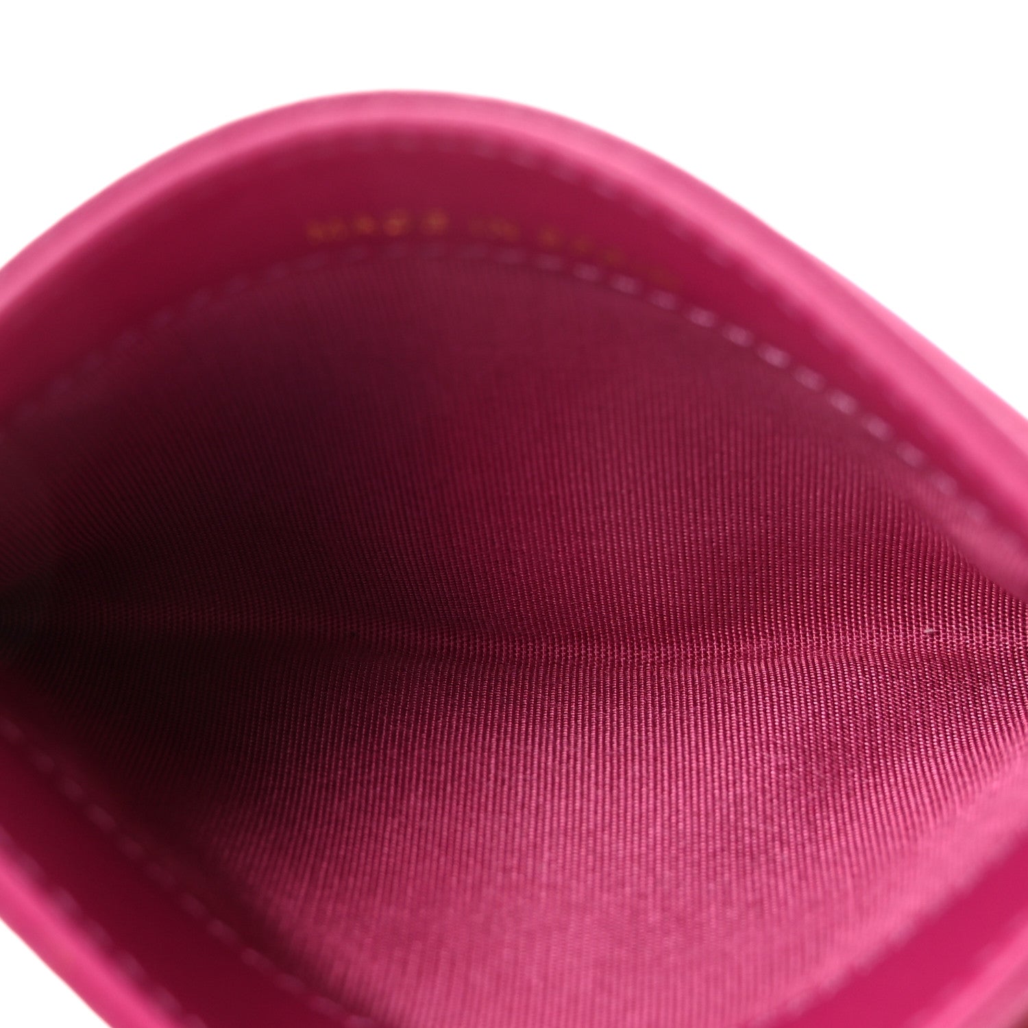 Chanel Goatskin Timeless CC Card Holder Fuchsia 5 of 9
