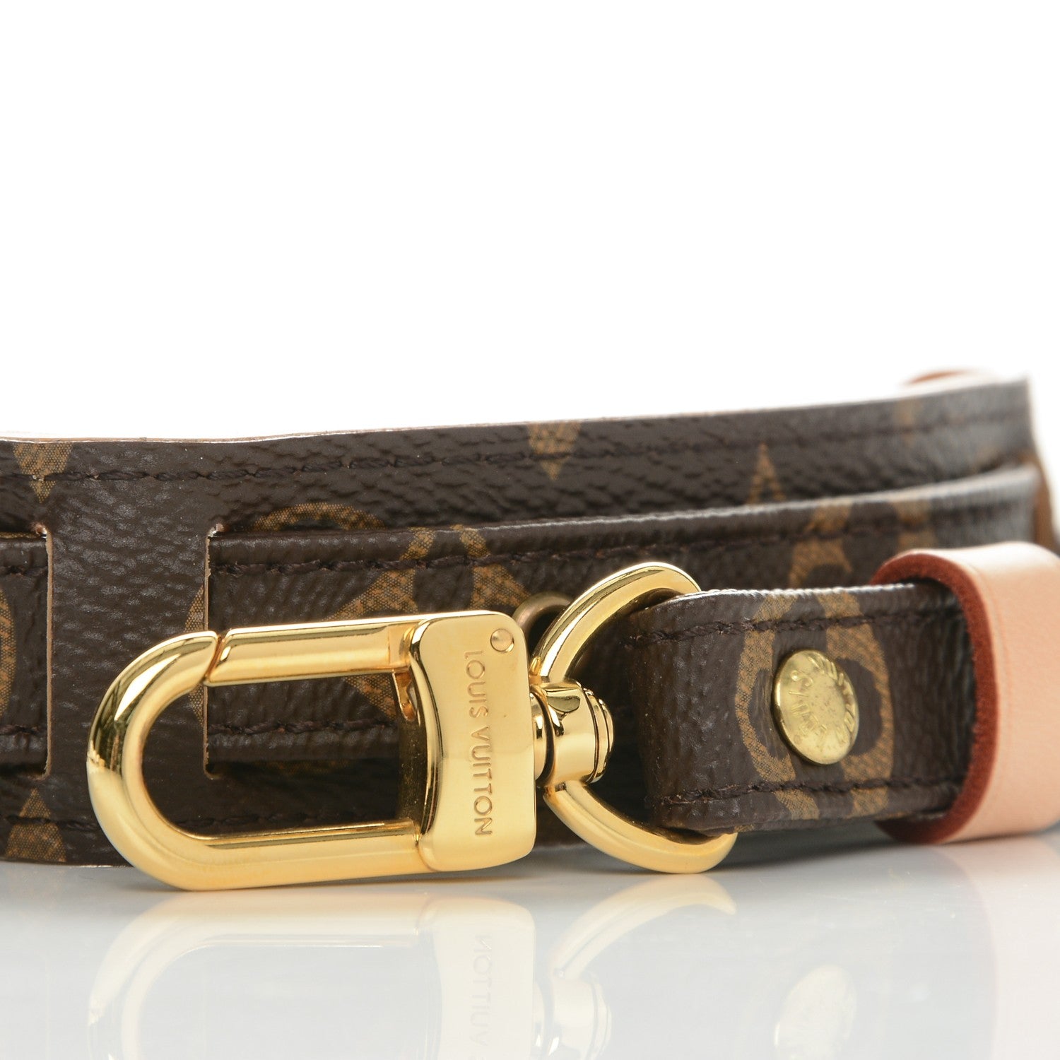 Louis Vuitton Monogram 16mm Adjustable Shoulder Strap 3 of 5