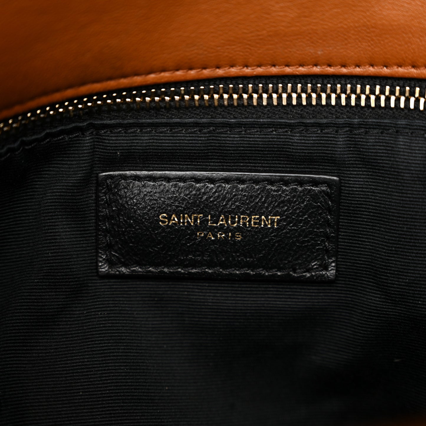 Lambskin Quilted Medium Loulou Puffer Monogram Chain Satchel Miel Dark