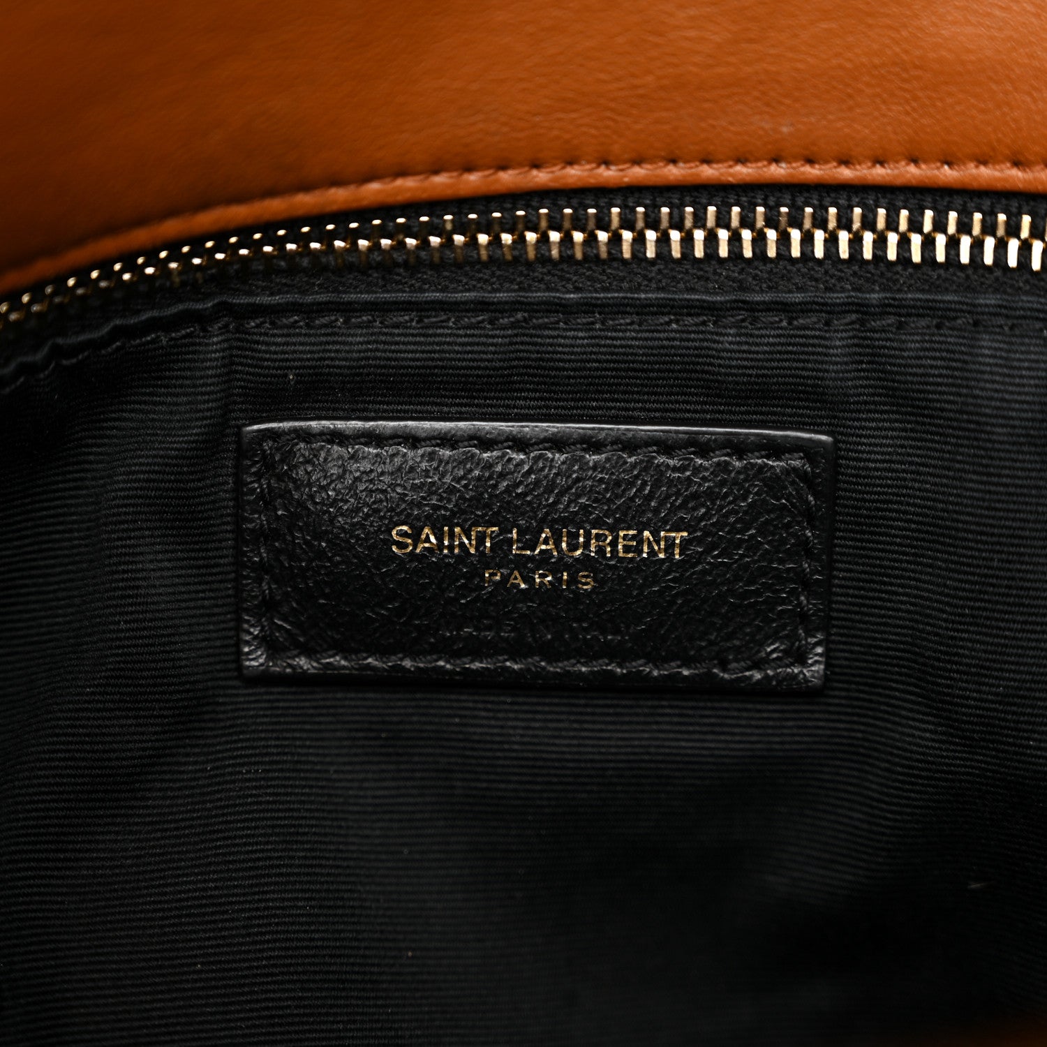 Saint Laurent Lambskin Quilted Medium Loulou Puffer Monogram Chain Satchel Miel Dark 6 of 12