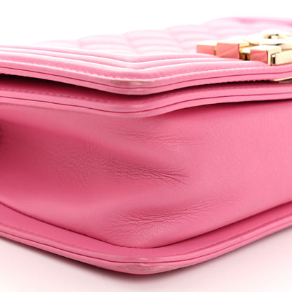 Chanel Calfskin Quilted Small Boy Flap Pink 9 of 10