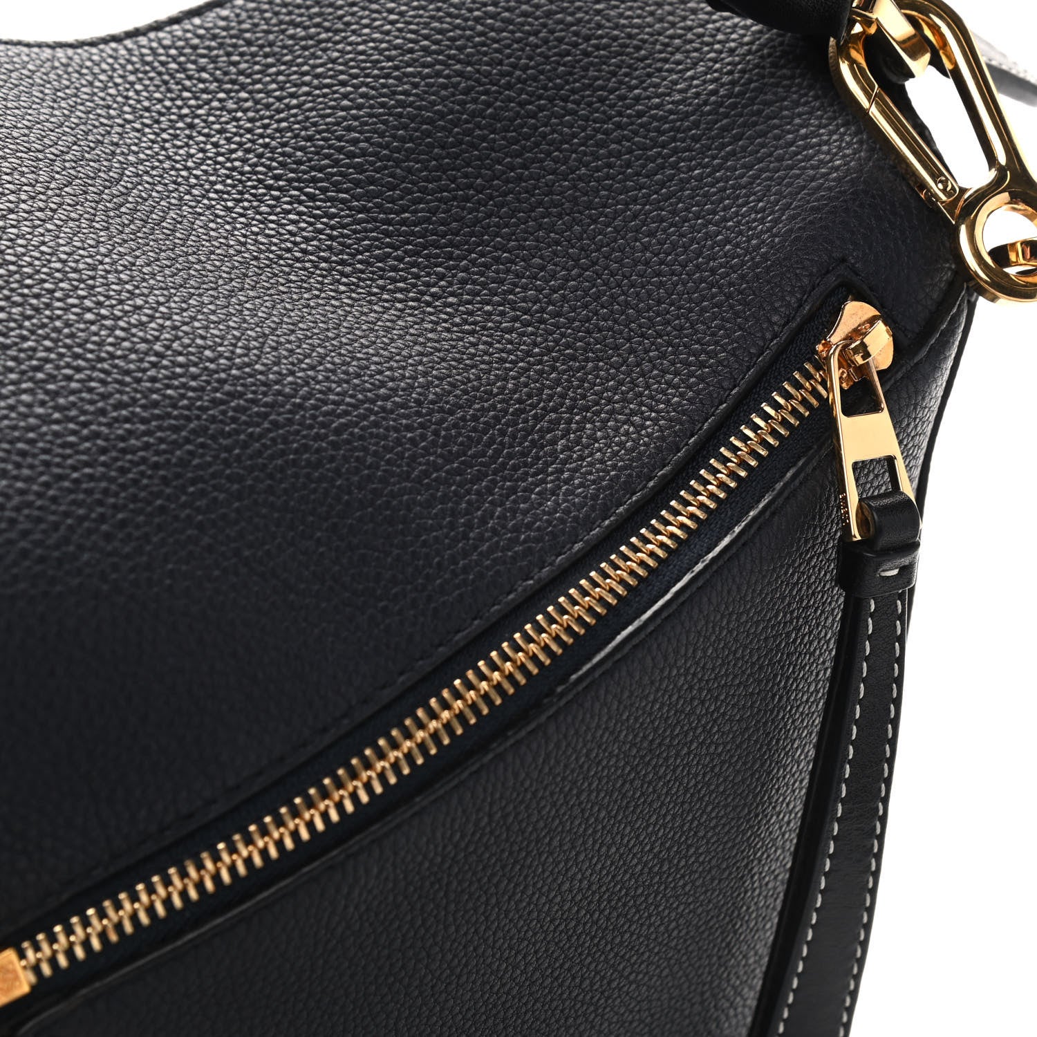 Loewe Calfskin Medium Puzzle Bag Midnight Blue Black 12 of 18