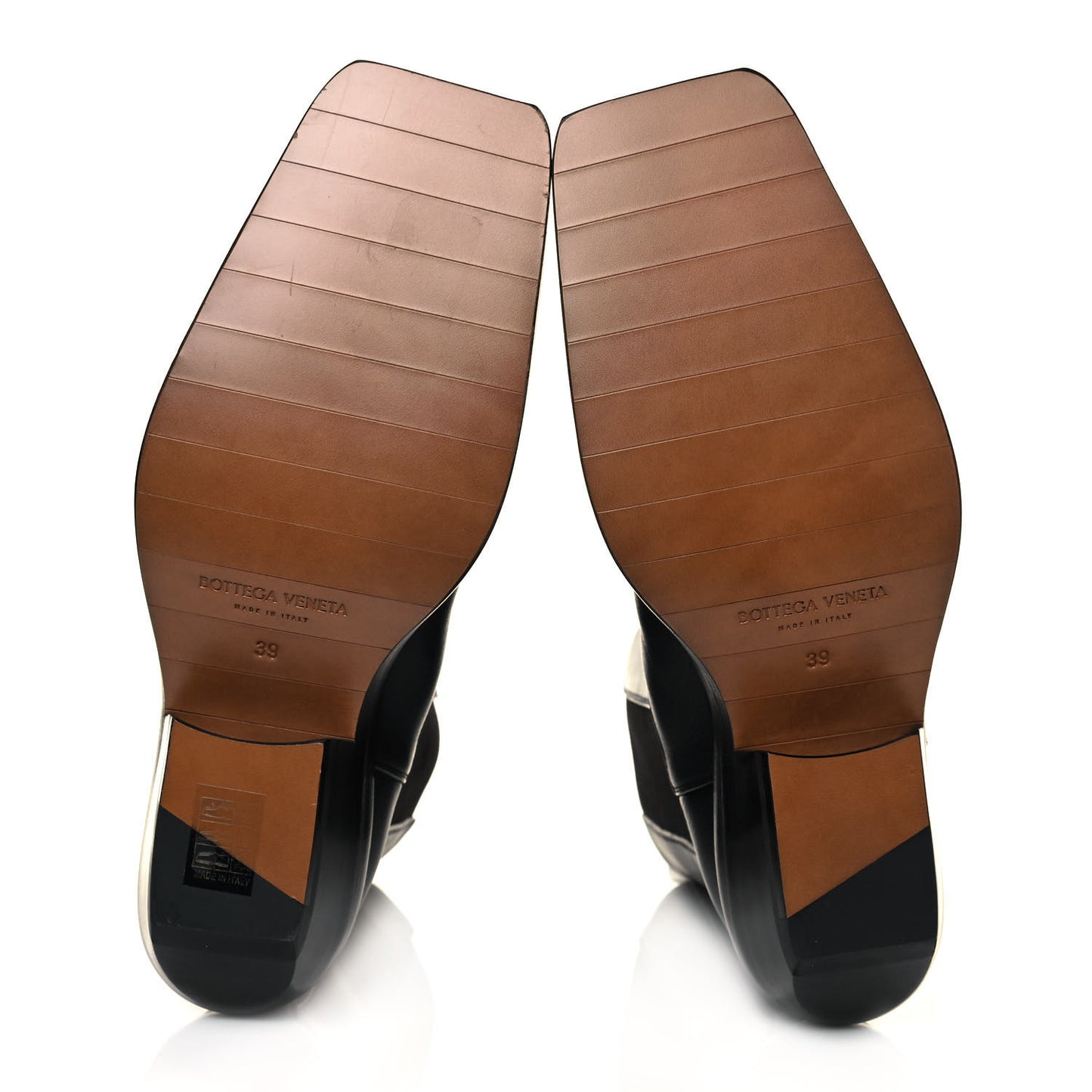 Calfskin Lean Mid-Calf Boots 39 Black