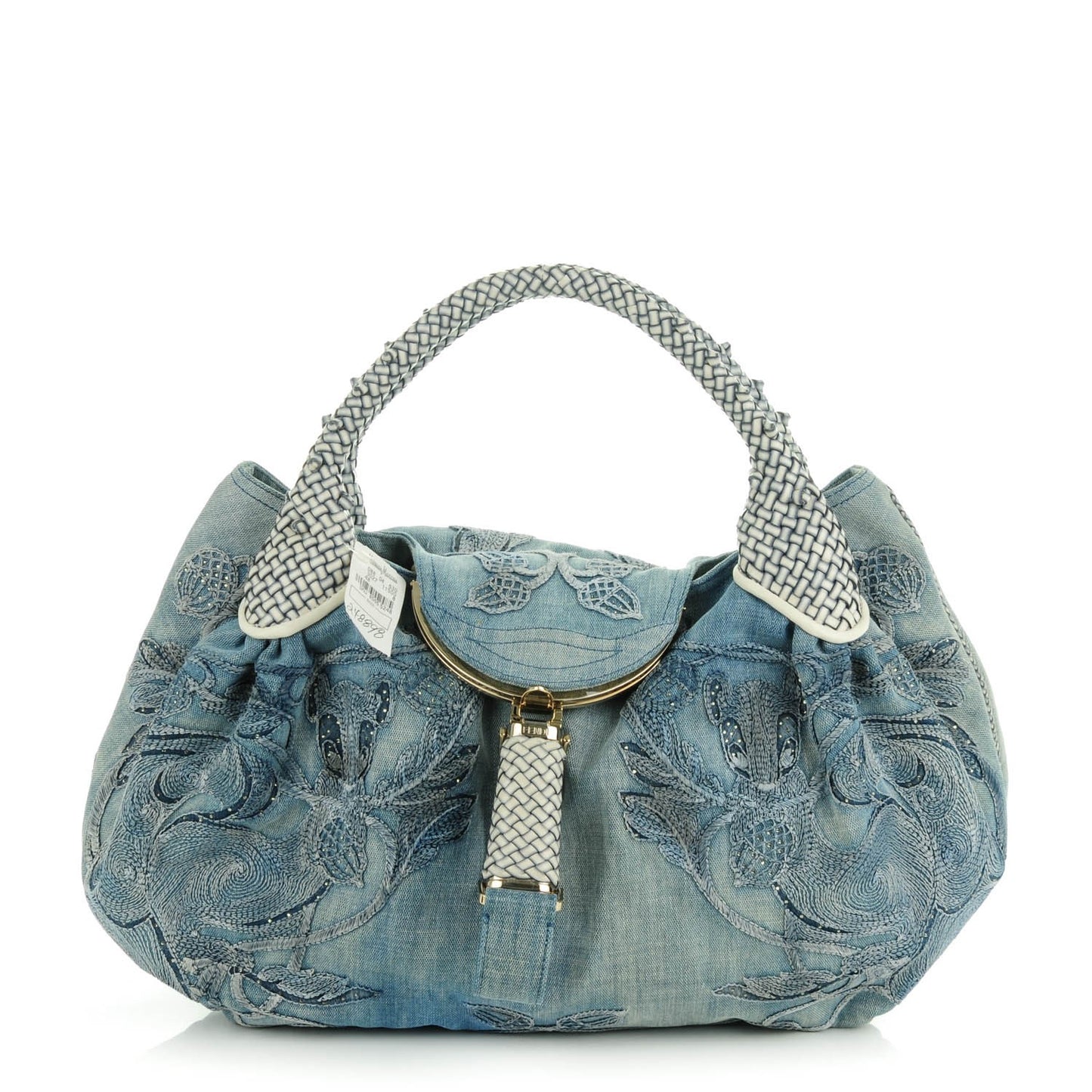 Denim Squirrel Embroidered Spy Blue