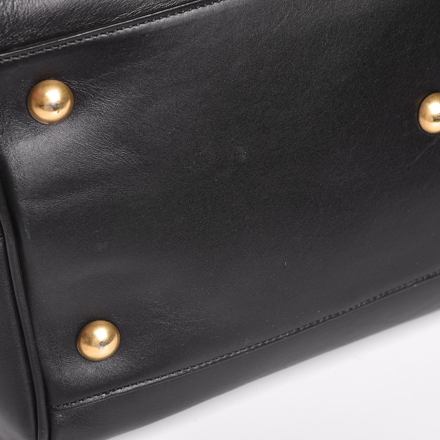 Saint Laurent Calfskin Classic Duffle 6 Black 18 of 36