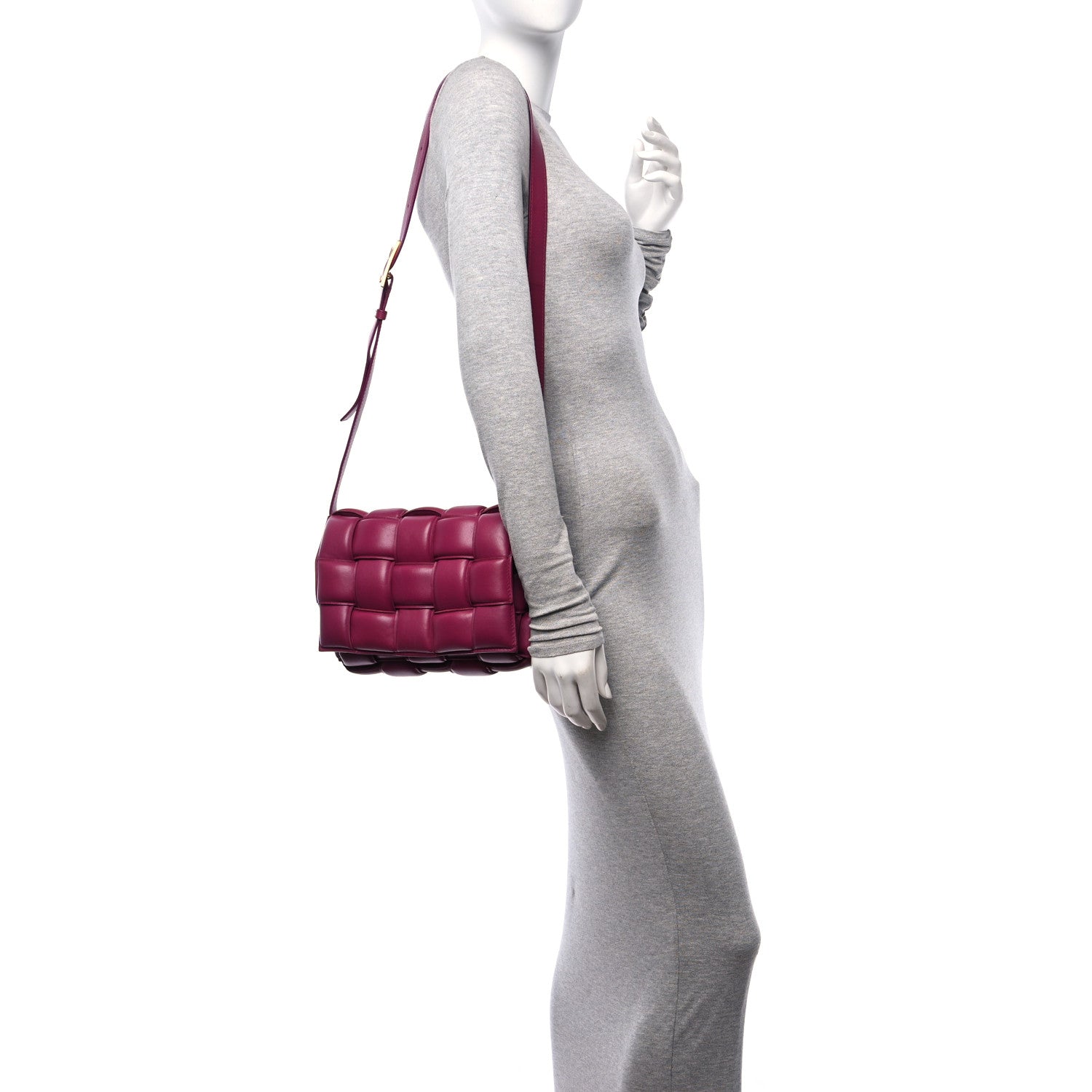 Bottega Veneta Nappa Maxi Intreccio Padded Cassette Crossbody Bag Cinnabar 2 of 13