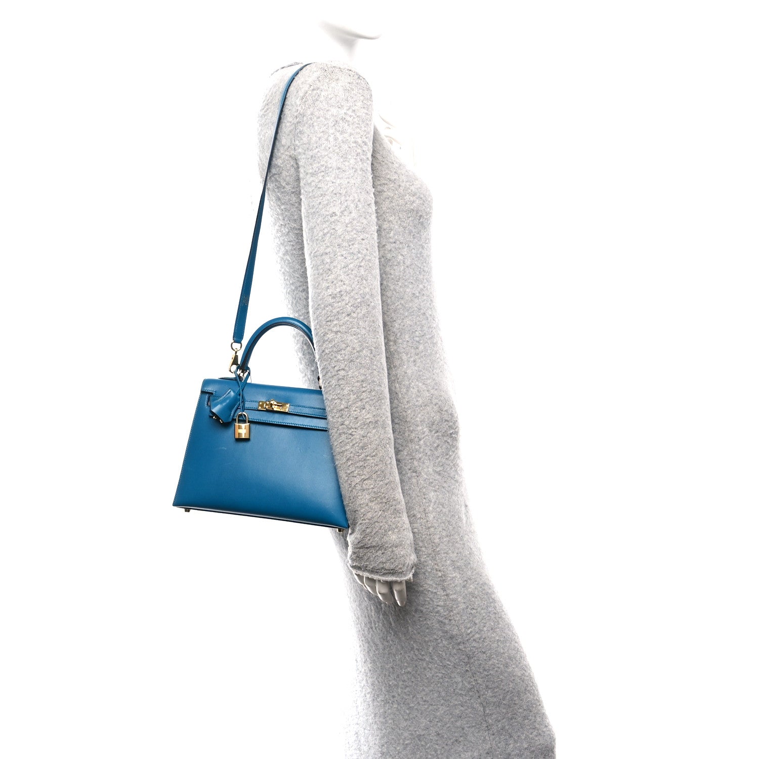 Hermes Box Kelly Sellier 25 Bleu Izmir 1834308 – FASHIONPHILE