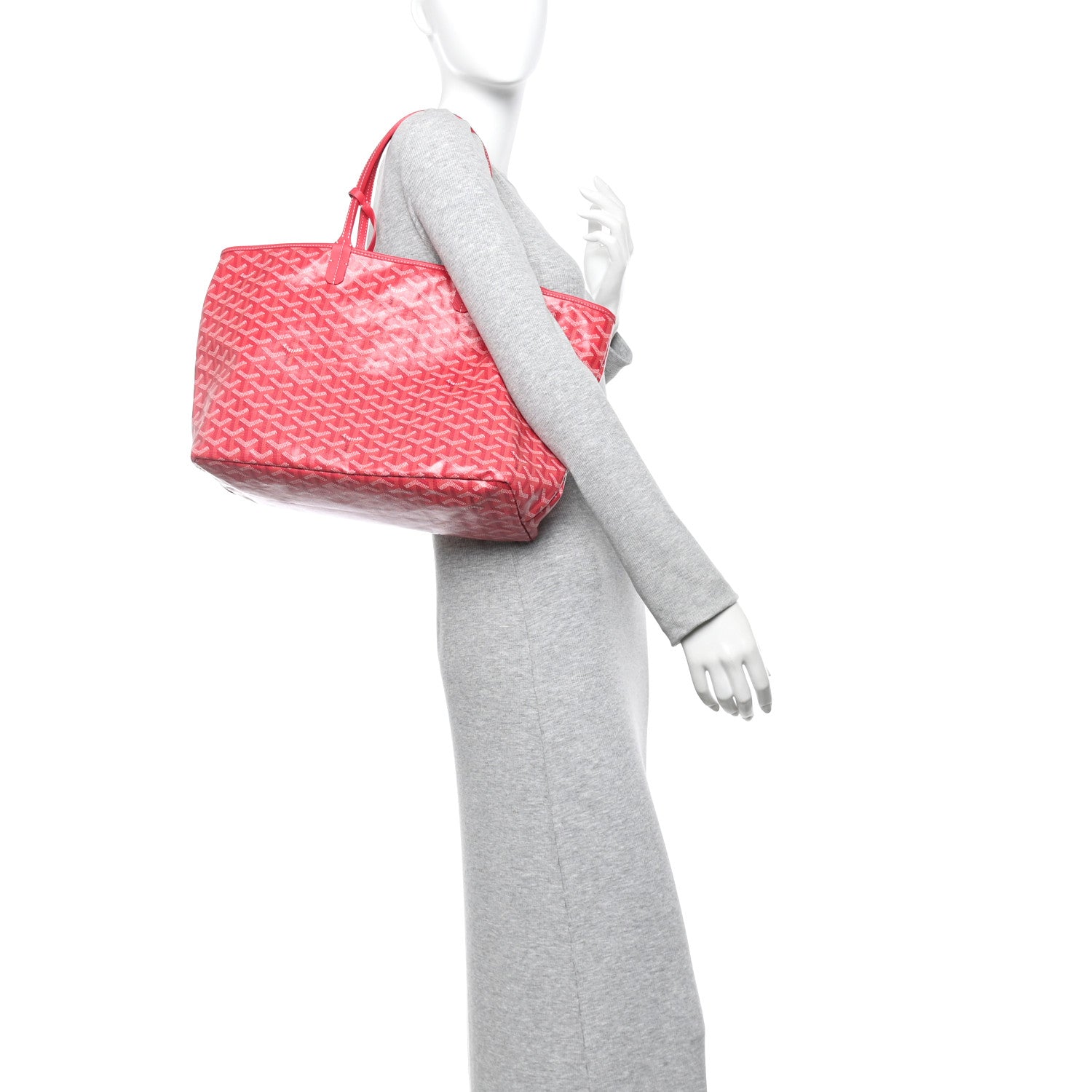 Goyard Goyardine Le Jardin Saint Louis PM Fuchsia 2 of 12