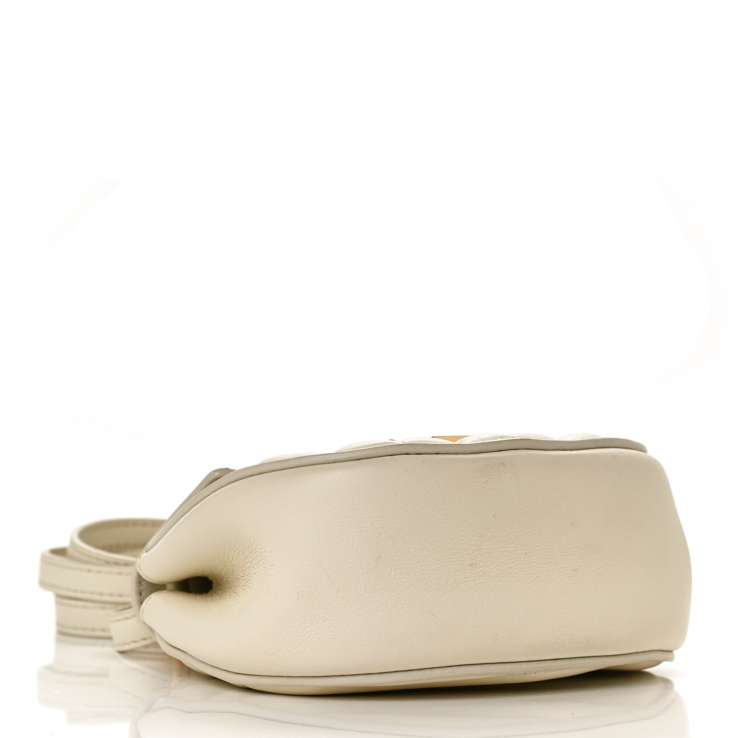 Chloe Calfskin Quilted Nano Drew Bijou Shoulder Bag Natural White 3 of 10
