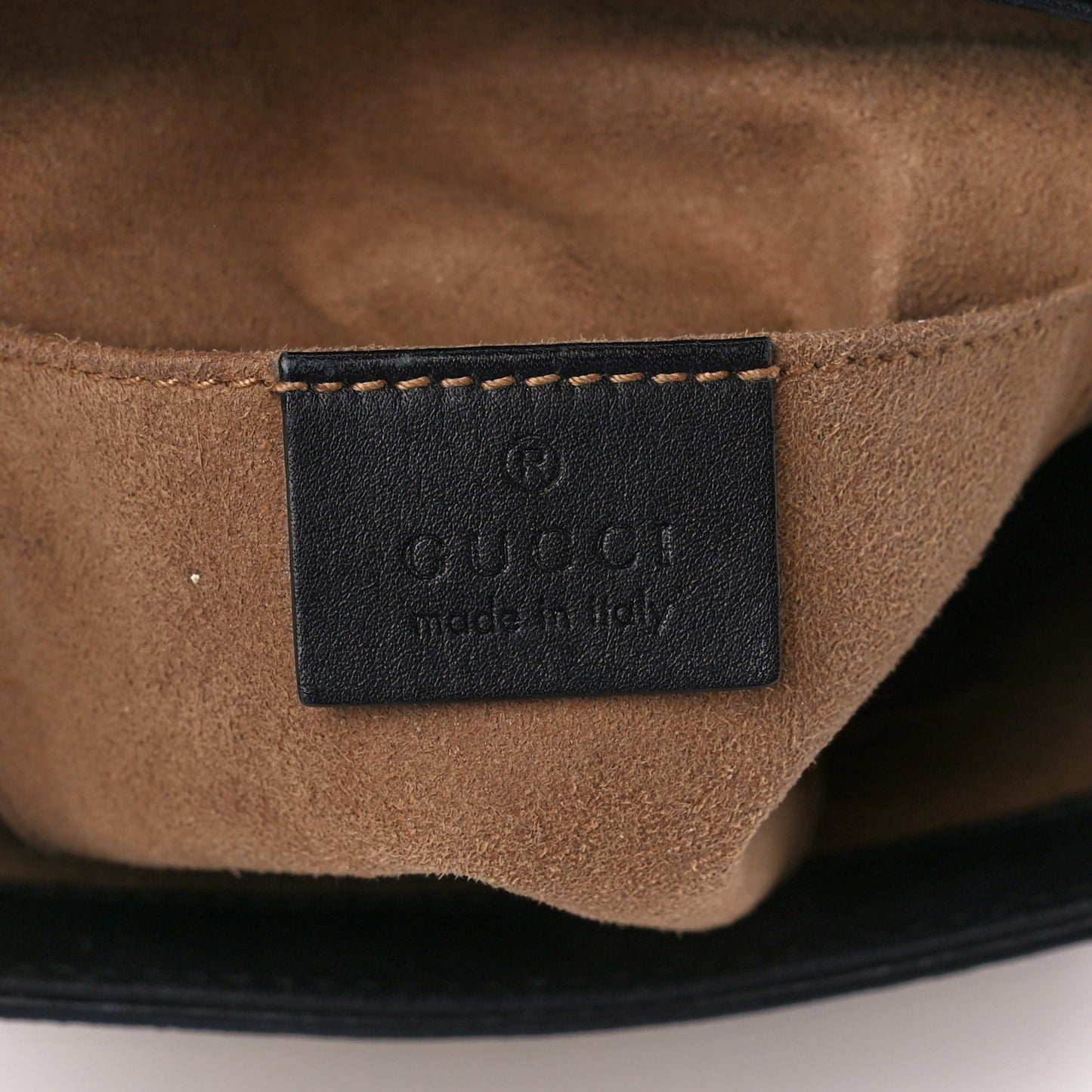 Tumbled Sheepskin Mini Pandora Bag Black
