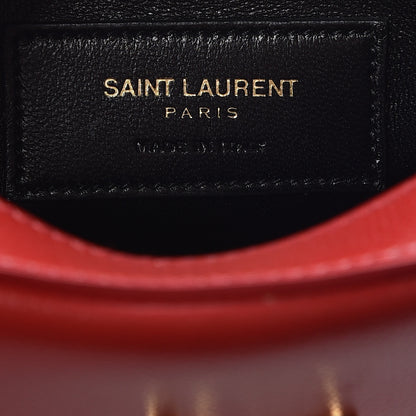 Saint Laurent Grain De Poudre Small Classic Monogram Camera Bag New Red 8 of 9