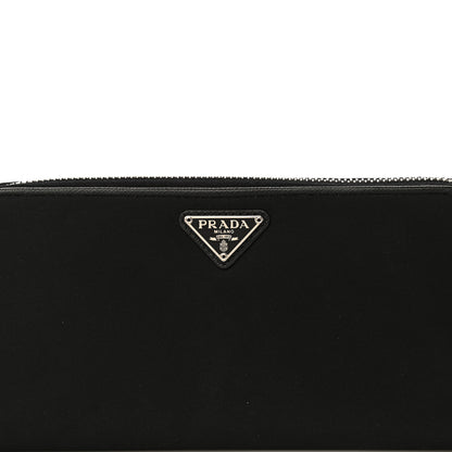 Prada Tessuto Nylon Zip Around Wallet Black 7 of 11