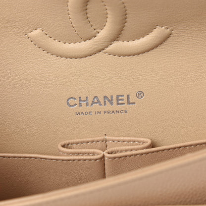 Chanel Caviar Quilted Medium Double Flap Beige Clair 5 of 10