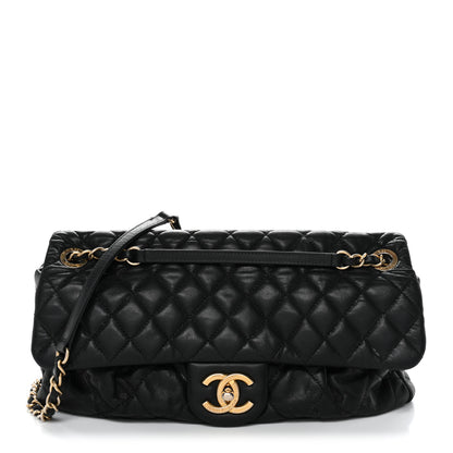 Chanel Iridescent Calfskin Large Chic Quilt Flap Black 1 of 11