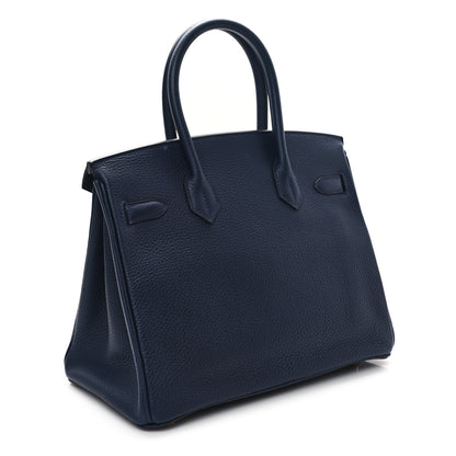 Hermes Togo Birkin 30 Bleu Nuit 3 of 11