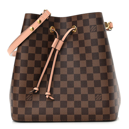 Louis Vuitton Damier Ebene Neonoe MM Venus Pink 1 of 10
