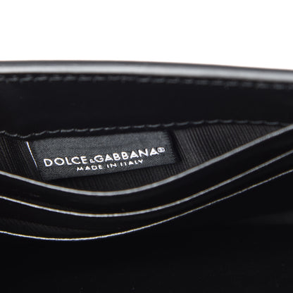 Dolce & Gabbana DOLCE & GABBANA Smooth Calfskin Mini Devotion Crossbody Bag Black 8 of 9