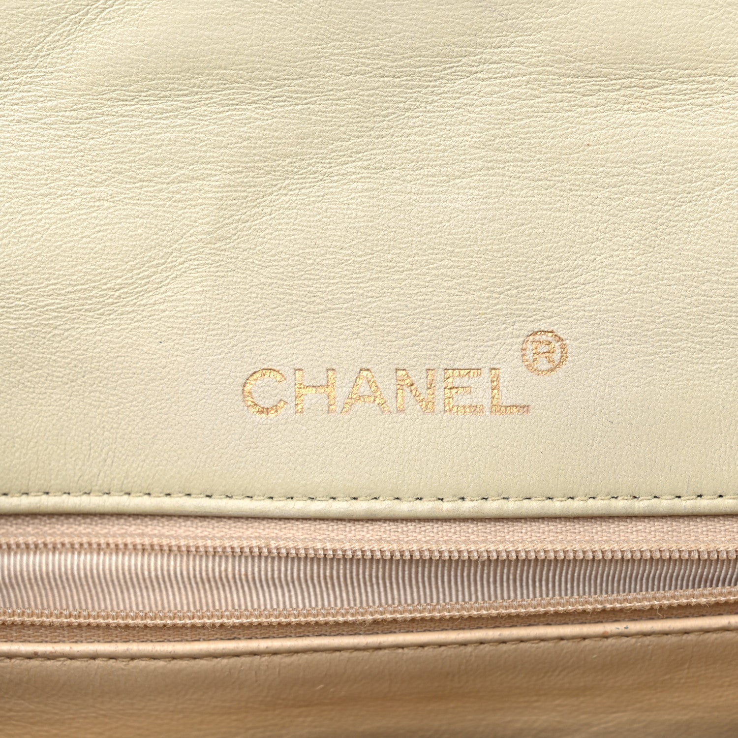 Chanel Lambskin Quilted Small Single Flap Beige 5 of 16
