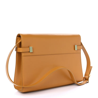 Saint Laurent Smooth Calfskin Manhattan Baguette Cheddar 2 of 9