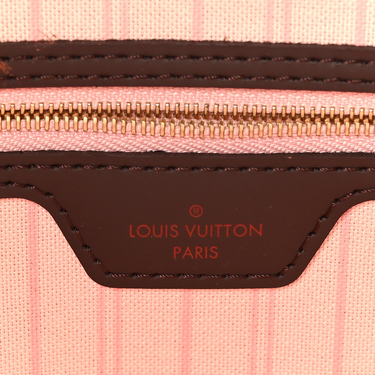 Louis Vuitton Damier Ebene Neo Neverfull MM Rose Ballerine 6 of 10