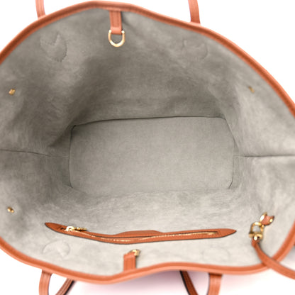 Louis Vuitton Metallic Monogram LV Garden Neverfull MM Silver 6 of 10