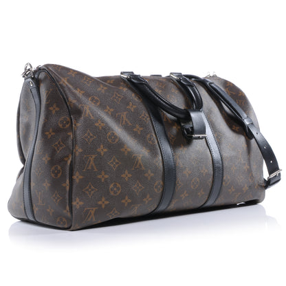 Louis Vuitton Monogram Macassar Keepall Bandouliere 45 3 of 7