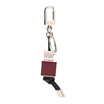 Louis Vuitton Palladium Damier Cube Bag Charm Key Holder 1 of 5
