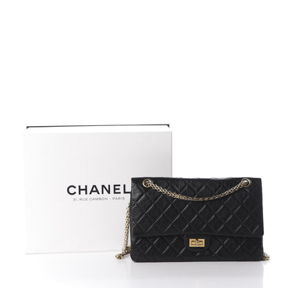 Chanel Aged Calfskin Quilted 2.55 Reissue 226 Flap Black 12 of 12