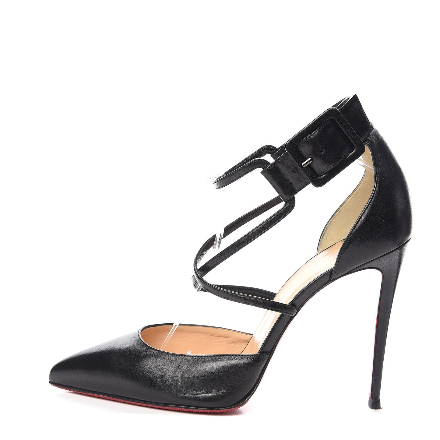 Shiny Nappa Suzanna 100 Pumps 41.5 Black