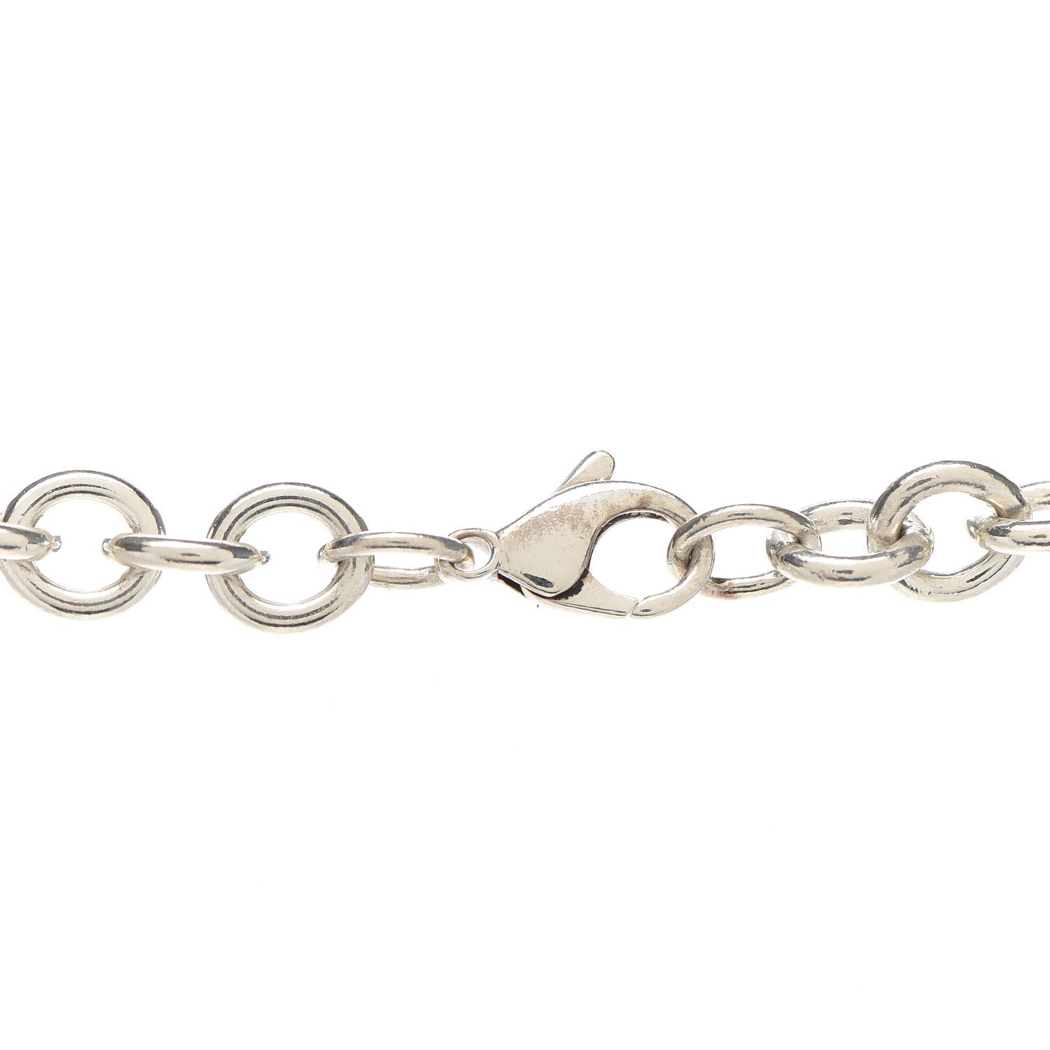 Tiffany Sterling Silver Round Tag Necklace 4 of 4