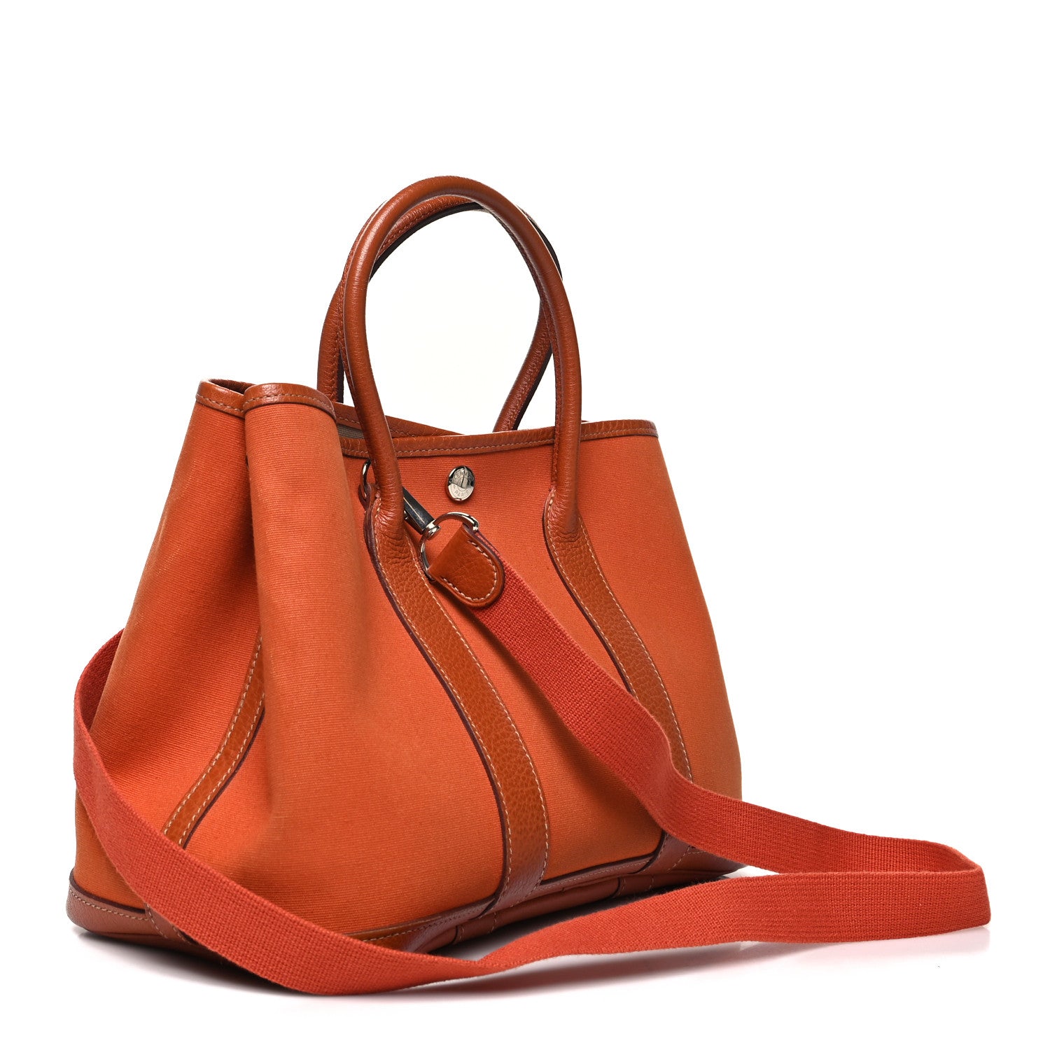 Hermes Toile Buffle Garden Party 30 TPM Potiron 3 of 17