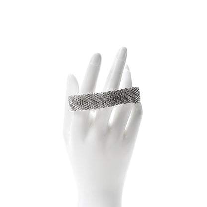 Tiffany Sterling Silver Somerset Mesh Bracelet 2 of 4
