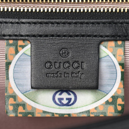 Gucci Vitello Palmellato Lux Crystal Medium Rajah Shoulder Bag Black 6 of 15