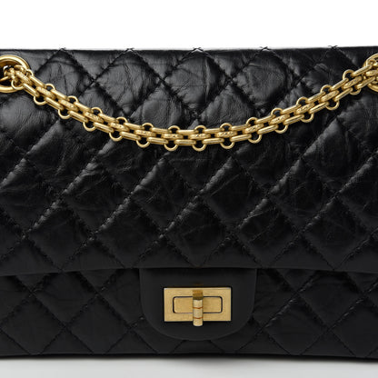 Chanel Aged Calfskin Quilted 2.55 Reissue 225 Flap Black 10 of 10