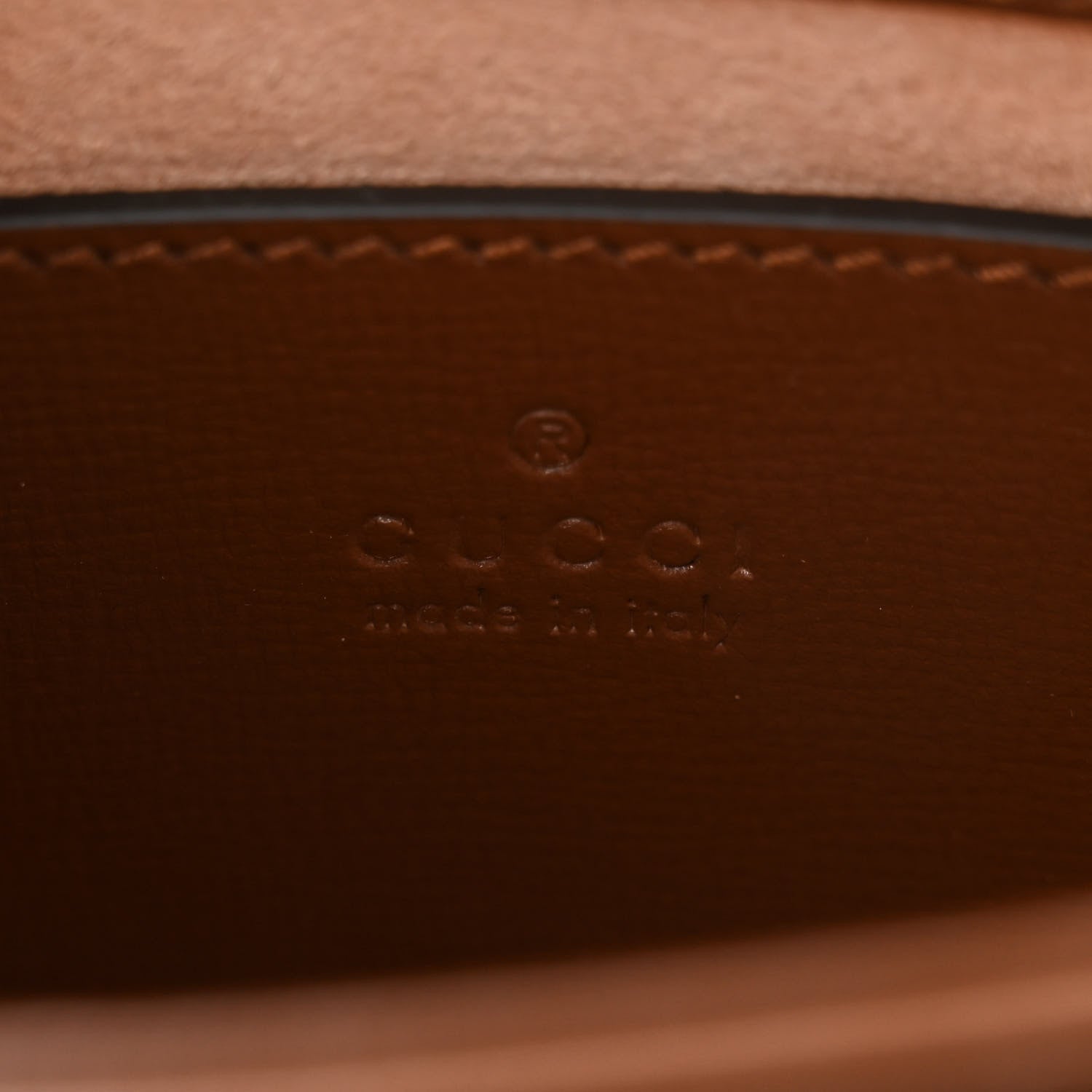 Gucci GG Supreme Monogram Horsebit 1955 Belt Bag Beige Brown Sugar 6 of 9