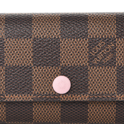 Louis Vuitton Damier Ebene Multicles 6 Key Holder Rose Ballerine 8 of 8