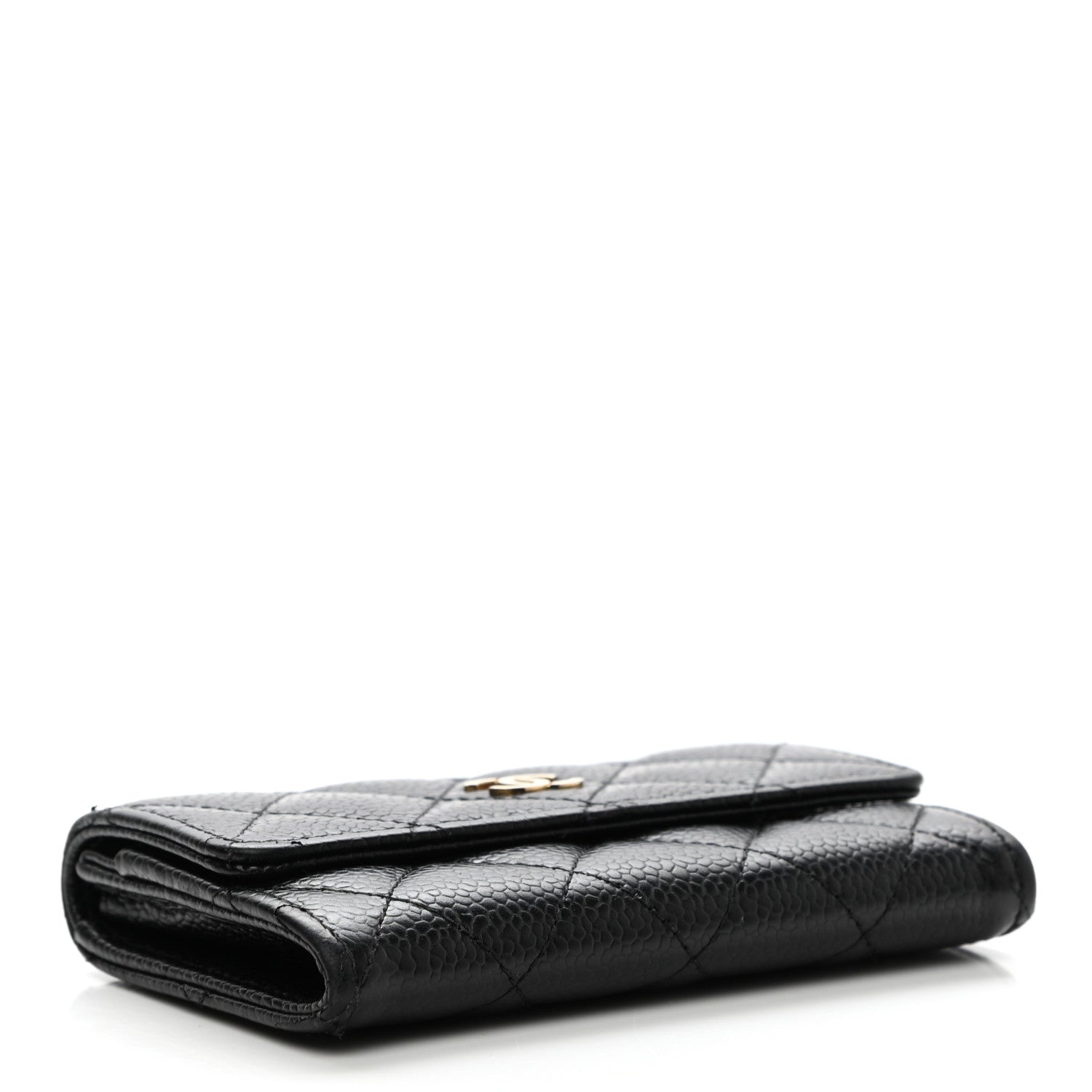 Chanel Caviar Quilted Flap Card Holder Black 4 of 10