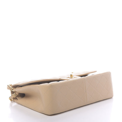 Chanel Caviar Quilted Jumbo Double Flap Beige Clair 4 of 10