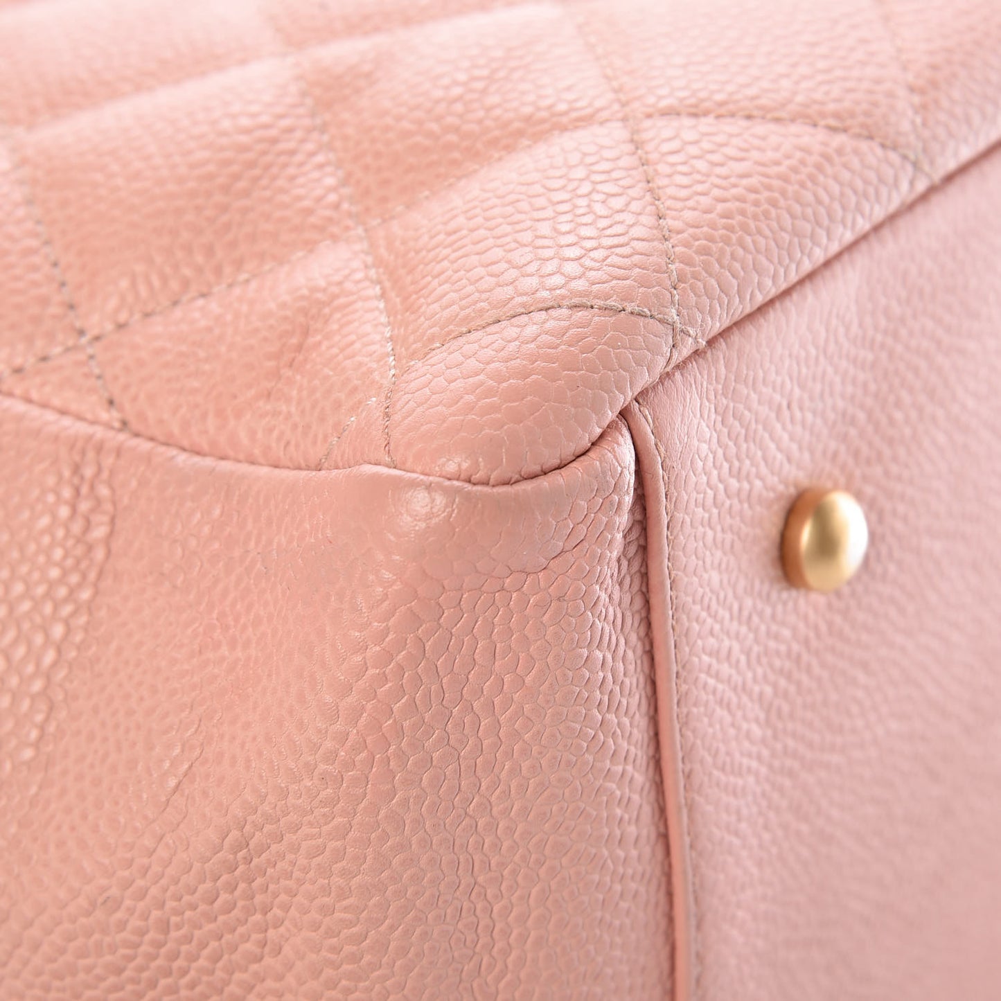 Caviar Quilted Petit Timeless Shopping Tote PTT Pink