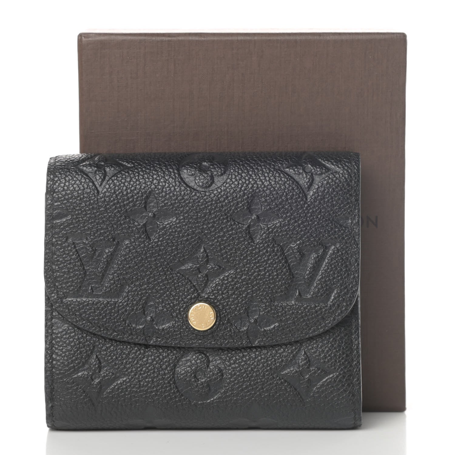 Louis Vuitton Empreinte Ariane Wallet Black 9 of 9