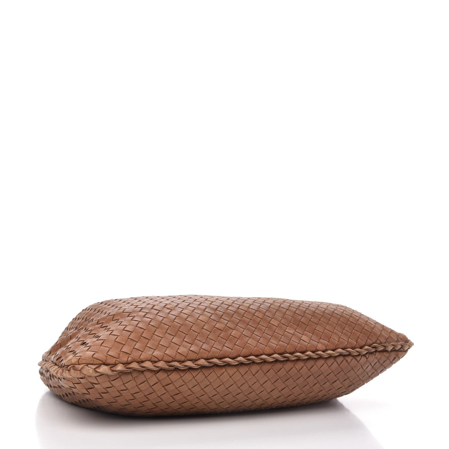 Nappa Intrecciato Large Veneta Hobo Noce