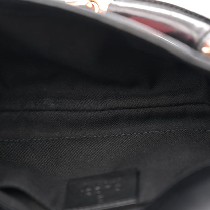 Gucci Monogram Horsebit Web Clutch Black 5 of 14