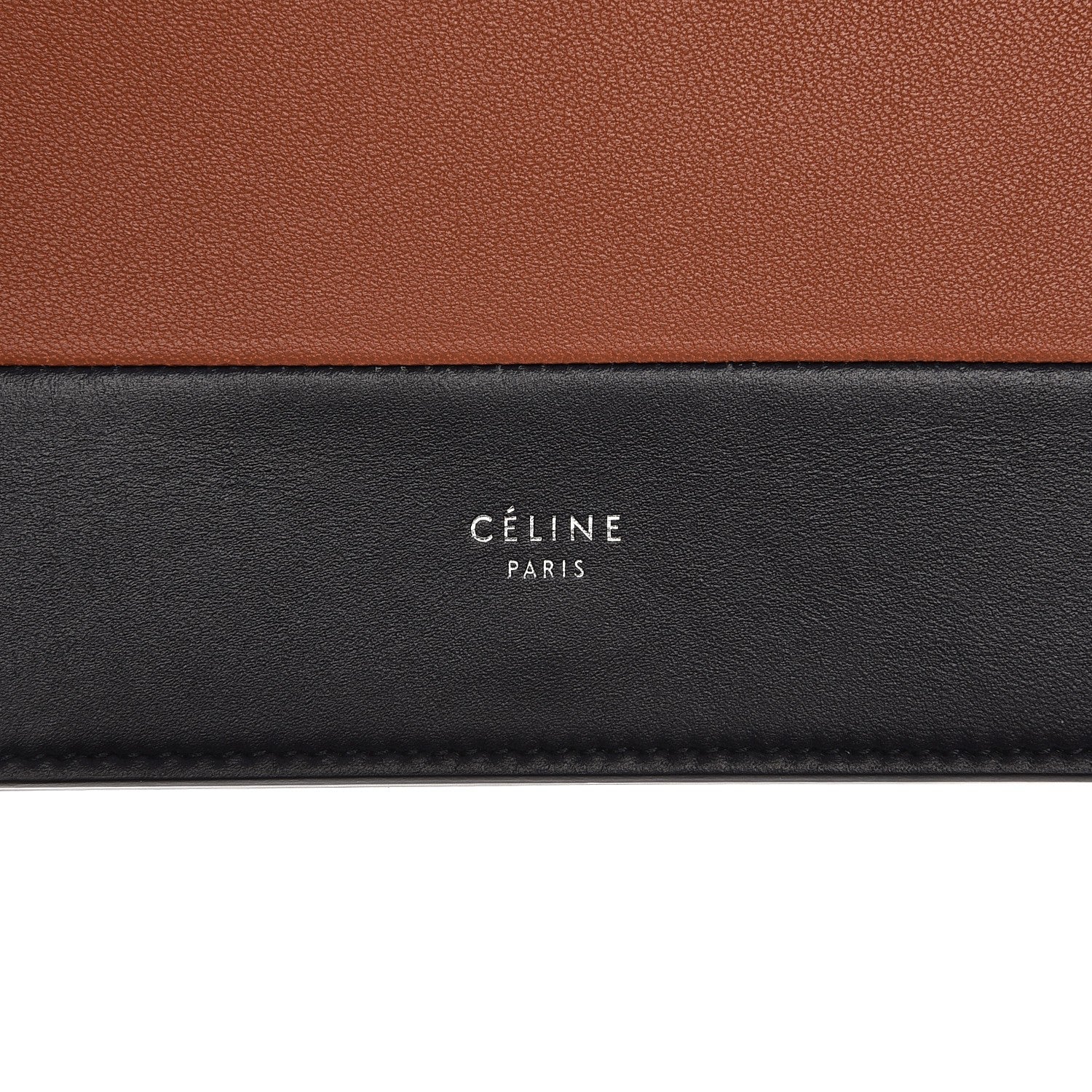 Celine Smooth Lambskin Frame Evening Chain Clutch Terracotta 6 of 8